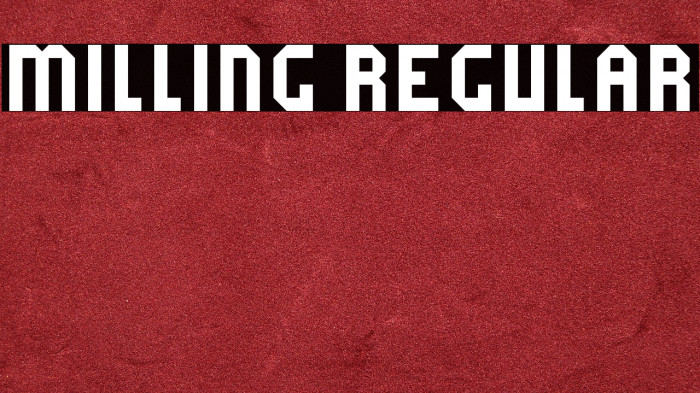 Milling Regular Example 2