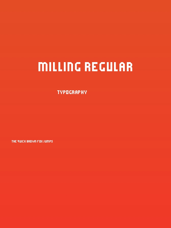 Milling Regular Poster
