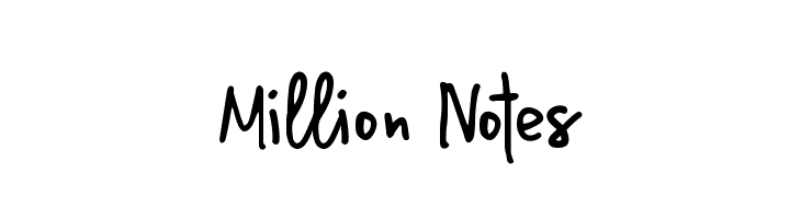 Million Notes  Descarca Fonturi Gratis