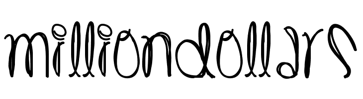 MillionDollars  font caratteri gratis