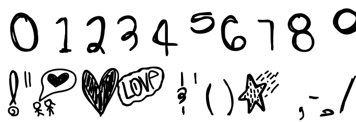 MillionDollars Font OTHER CHARS