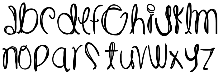 MillionDollars Font LOWERCASE