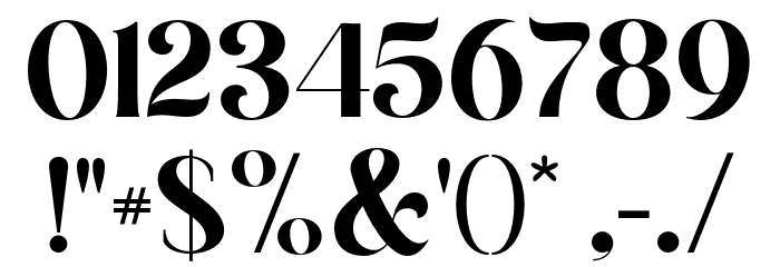 MillionDreams-Regular Font OTHER CHARS