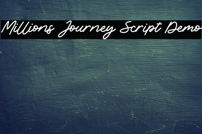 Millions Journey Script Demo Example 3