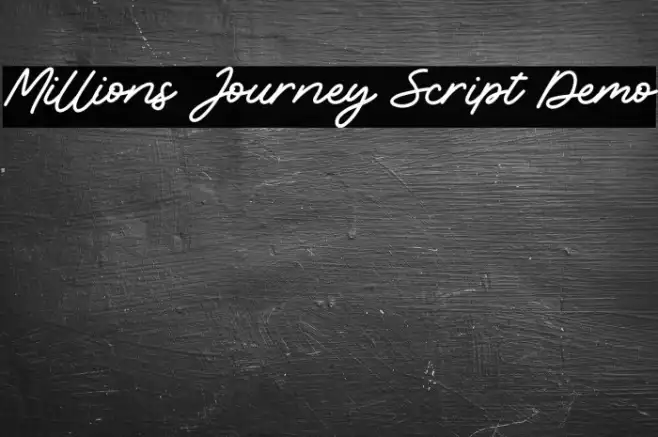 Millions Journey Script Demo Example 3