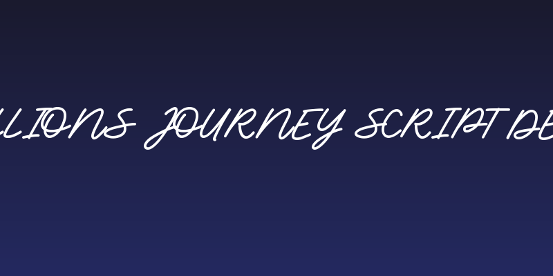 Millions Journey Script Demo Social Header