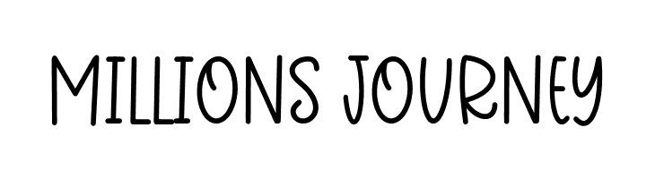 Millions Journey  font caratteri gratis