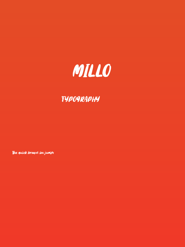 Millo Poster