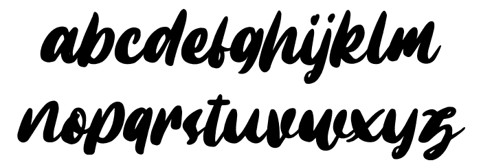 Millo Font LOWERCASE