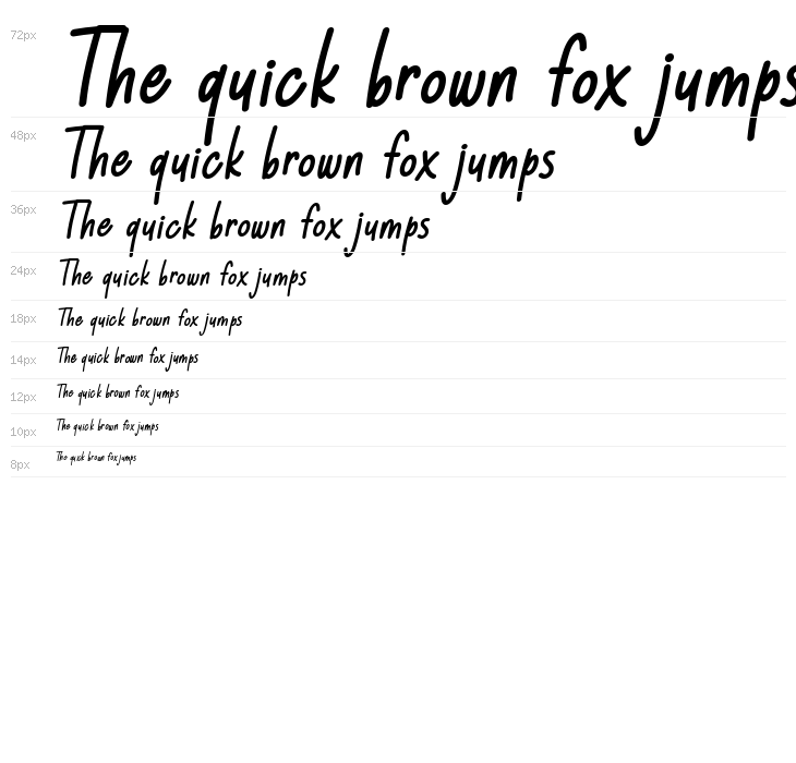 Milloyste Italic Waterfall