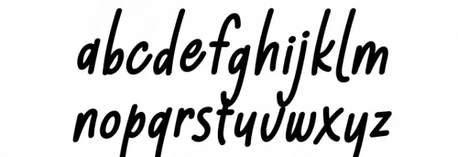 Milloyste Italic Caratteri MINUSCOLO