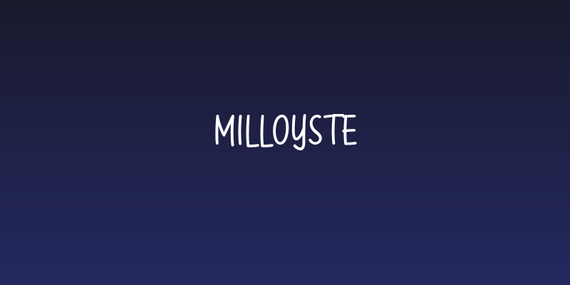 Milloyste Social Header
