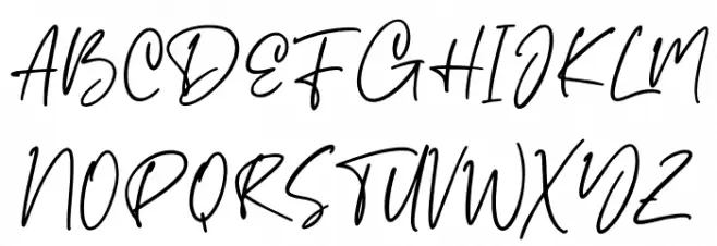 Millton Free Schriftart Groß