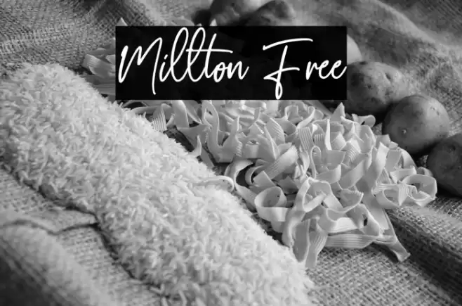 Millton Free Font examples