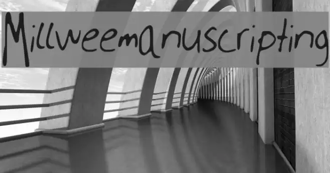 Millweemanuscripting フォント examples