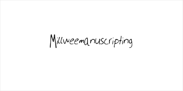 Millweemanuscripting Logo