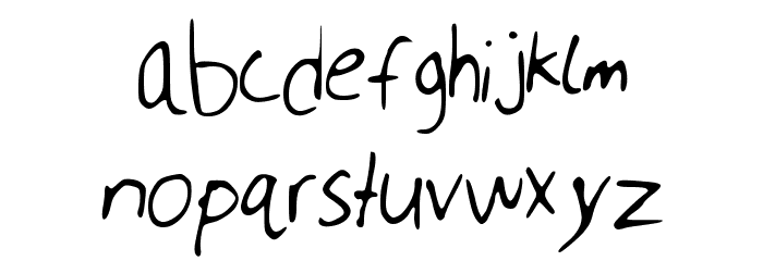 Millweemanuscripting Font LOWERCASE