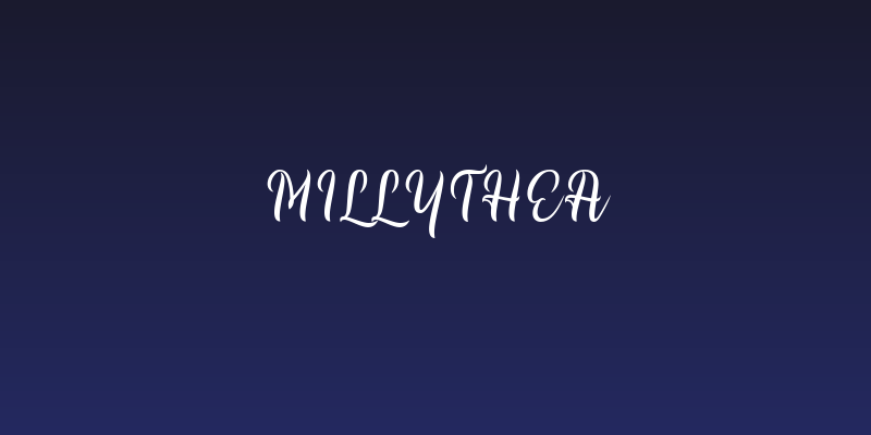 Millythea Social Header