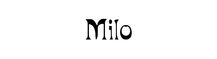 Milo  Frei Schriftart Herunterladen