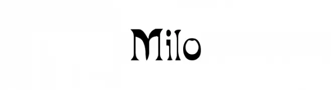 Milo  baixar fontes gratis