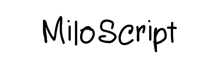MiloScript  Descarca Fonturi Gratis