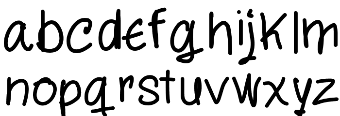 MiloScript Font LOWERCASE