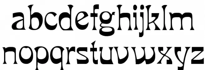 Milo फ़ॉन्ट लोअरकेस