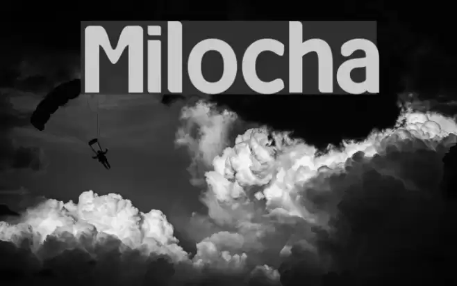 Milocha Font examples