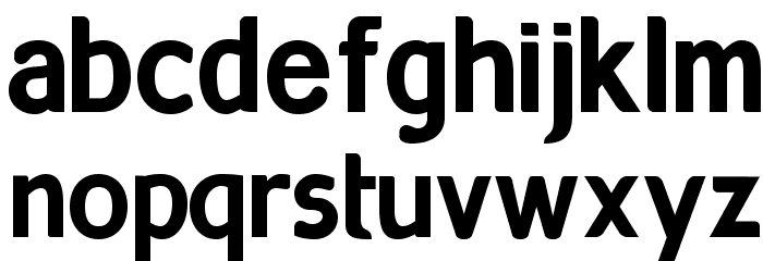 Milocha Font LOWERCASE