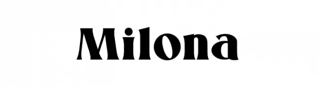 Milona  免费字体下载