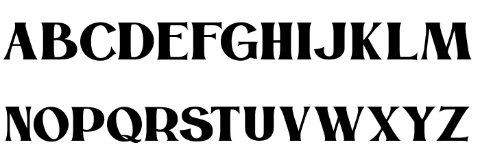 Milona Font UPPERCASE