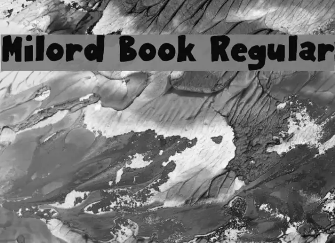 Milord Book Regular Example 3