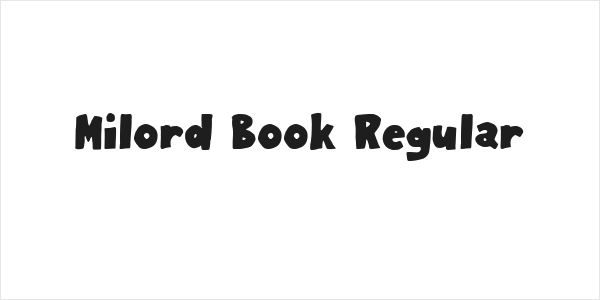 Milord Book Regular Logo