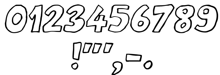 Milord Italic Font OTHER CHARS