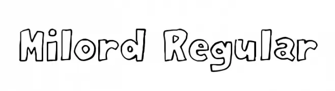 Milord Regular  免费字体下载