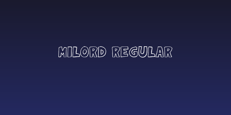 Milord Regular Social Header