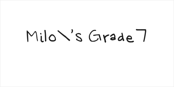Milo's Grade 7 Logo