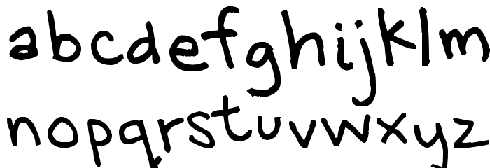 Milo's Grade 7 Font LOWERCASE