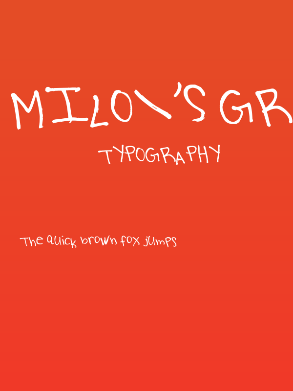 Milo's Grade Five Poster