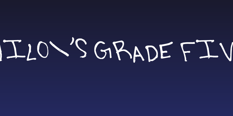 Milo's Grade Five Social Header