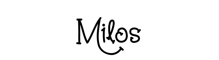 Milos  font caratteri gratis