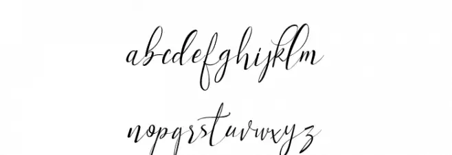 Milova Demo Regular 字体 小写