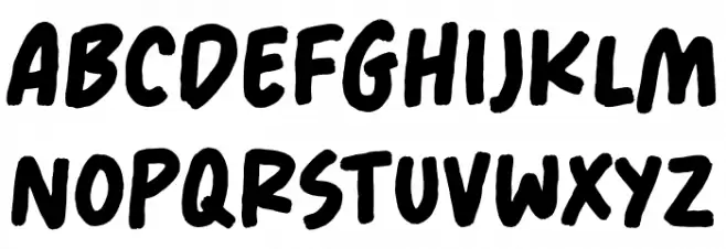 Milterna1Demo Schriftart Groß