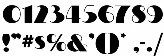 Milton Burlesque NF Font OTHER CHARS
