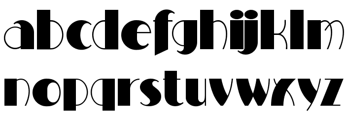 Milton Burlesque NF Font LOWERCASE