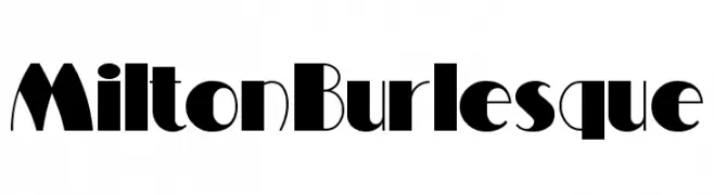 MiltonBurlesque  baixar fontes gratis