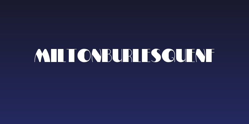 MiltonBurlesqueNF Social Header