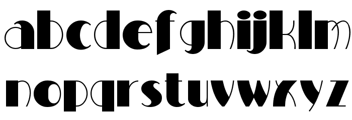 MiltonBurlesqueNF Font LOWERCASE