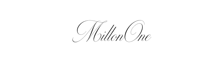 MiltonOne Font