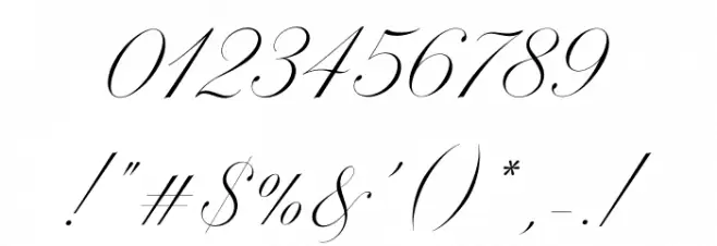 MiltonOneBold Font OTHER CHARS